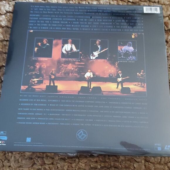 Moody Blues A Night at RED ROCKS laser disc 1993. NEW and SEALED - Picture 2 of 3